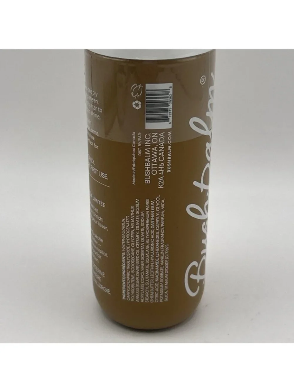 Bushbalm Highlighting Body Glaze Vanilla Coconut New Limited Edition 3.3 Fl Oz